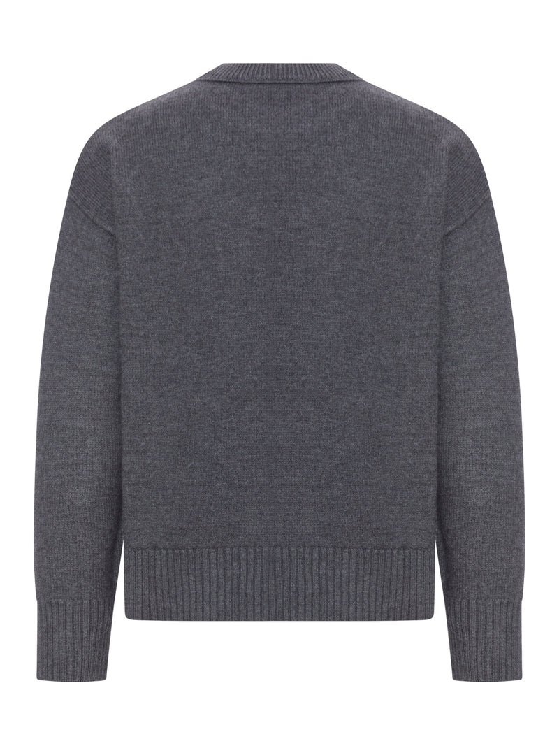 Ami Paris Men Ami De Coeur Wool Sweater AMI PARIS