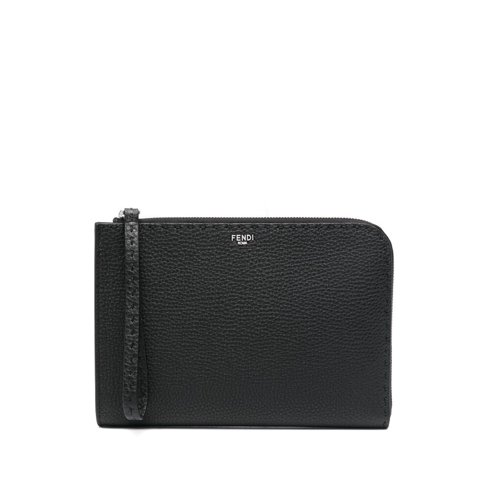 Fendi Black Clutch Bags Men FENDI