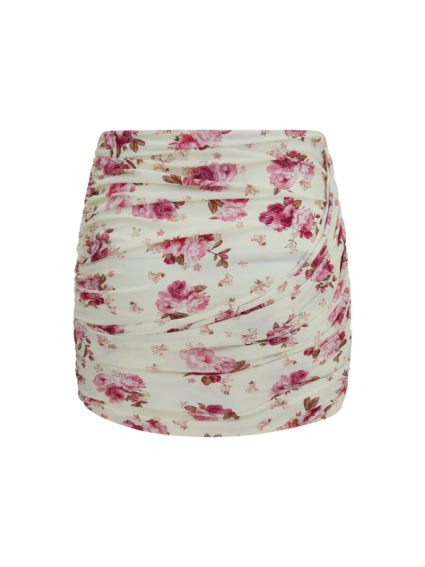 Magda Butrym Women Draped Floral-Print Swim Mini Skirt