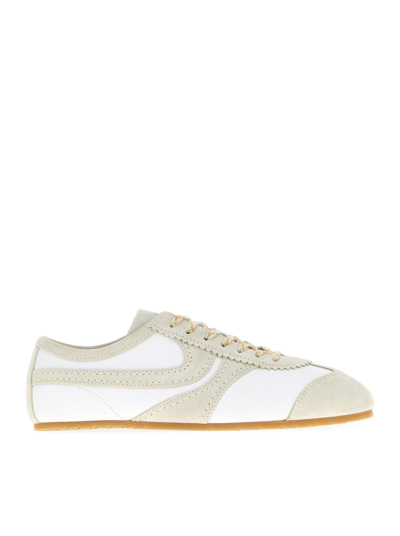 Dries Van Noten Women Two-Tone Leather And Suede Sneakers DRIES VAN NOTEN