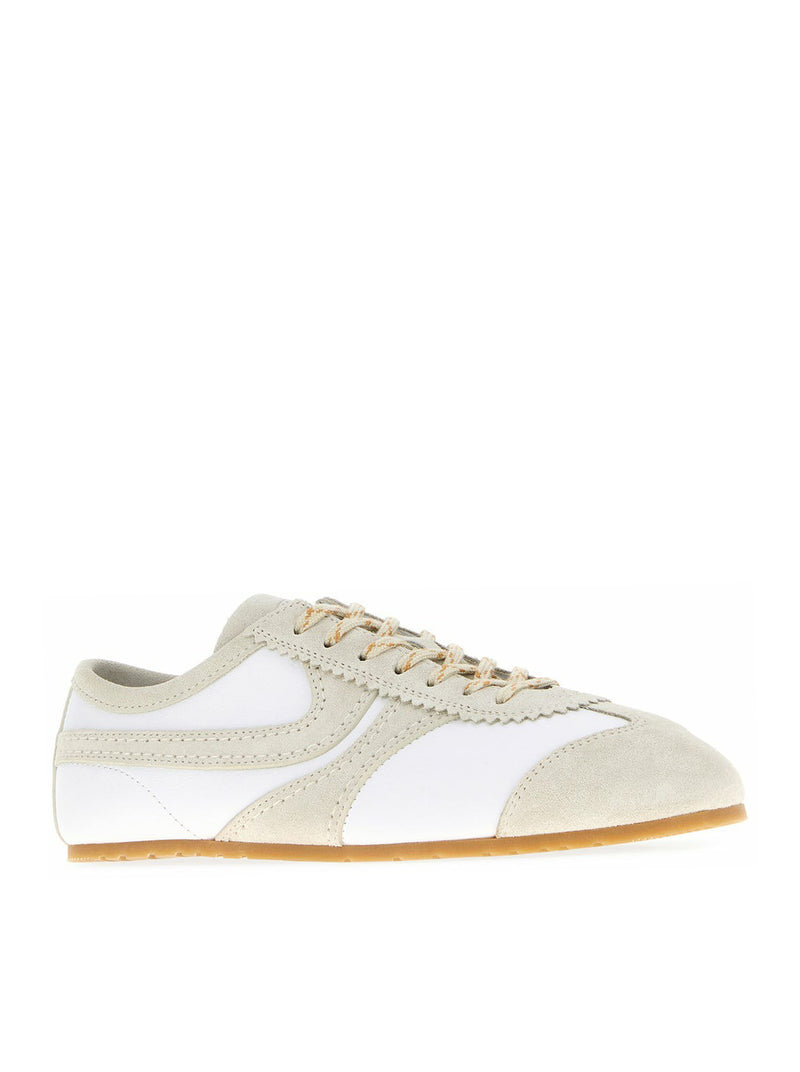 Dries Van Noten Women Two-Tone Leather And Suede Sneakers DRIES VAN NOTEN
