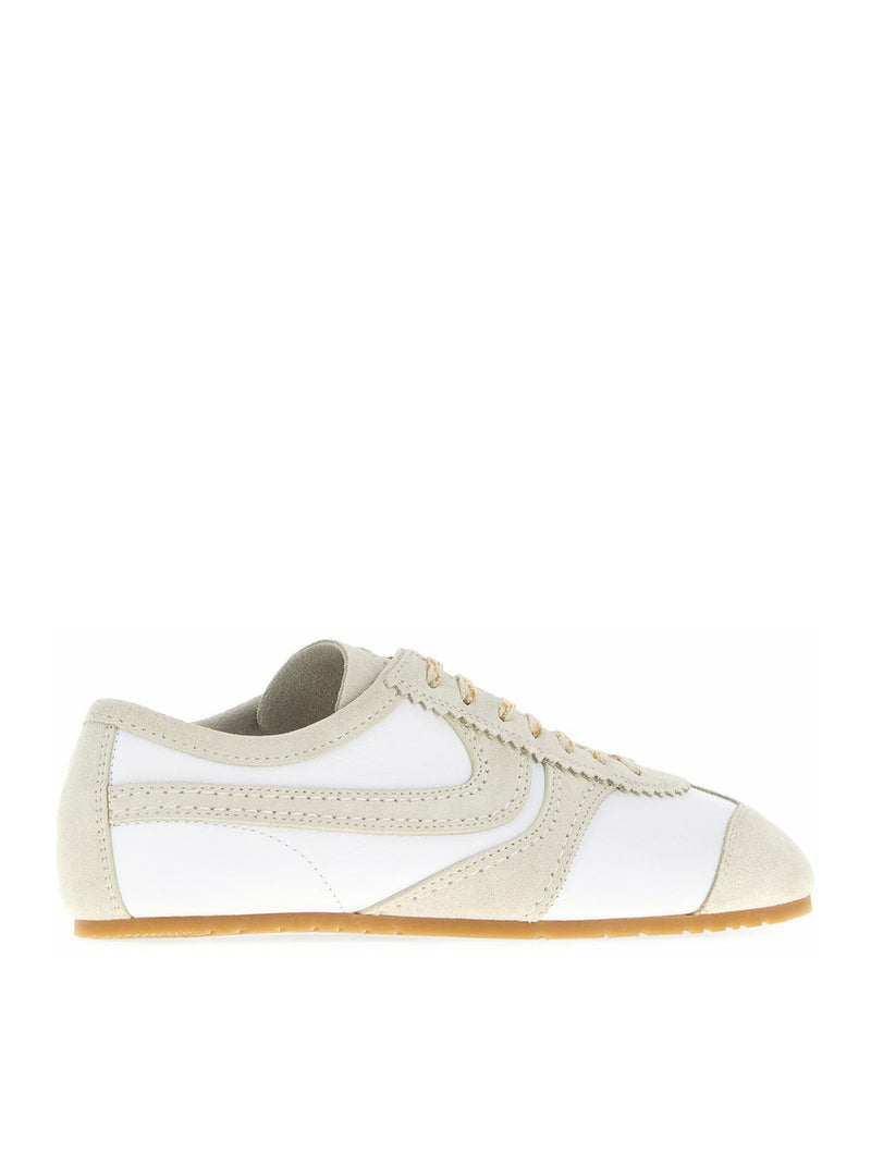 Dries Van Noten Women Two-Tone Leather And Suede Sneakers DRIES VAN NOTEN