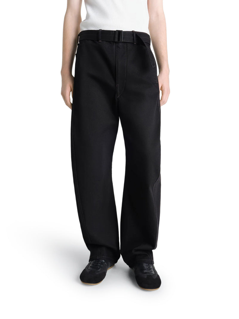 Lemaire Men Twisted Belted Pants LEMAIRE