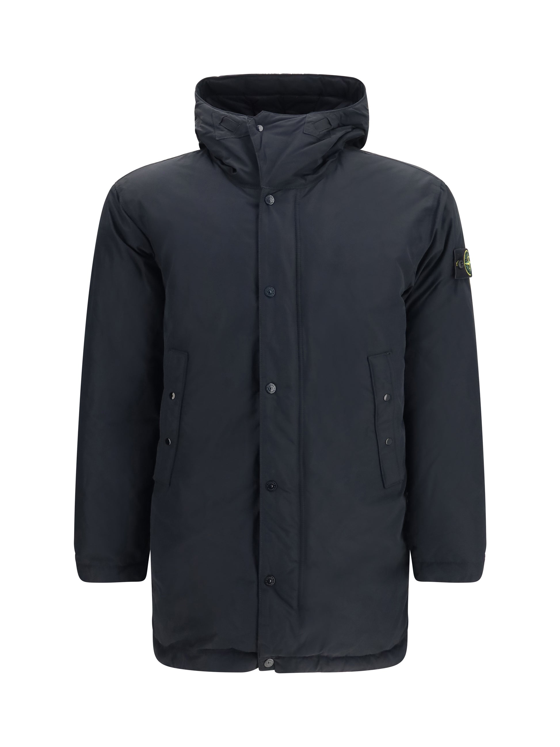 Stone Island Men Long Down Jacket STONE ISLAND