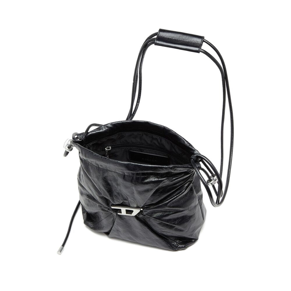 Diesel Black Bucket Bags Women DIESEL