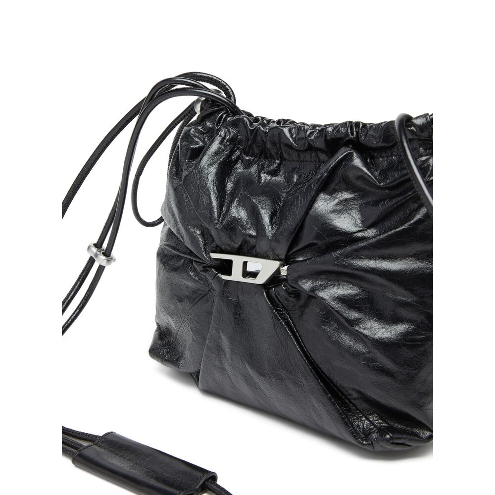 Diesel Black Bucket Bags Women DIESEL