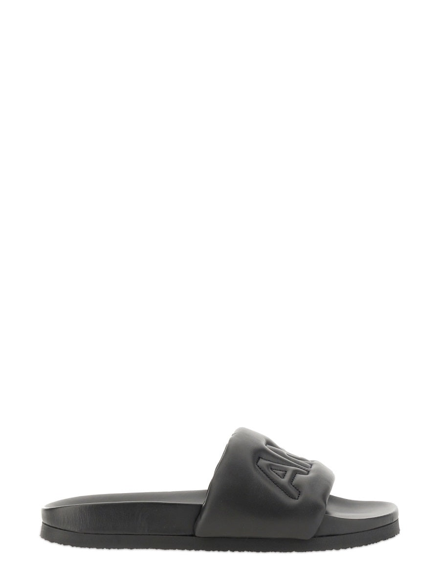Ambush Men Leather Slide Sandal AMBUSH