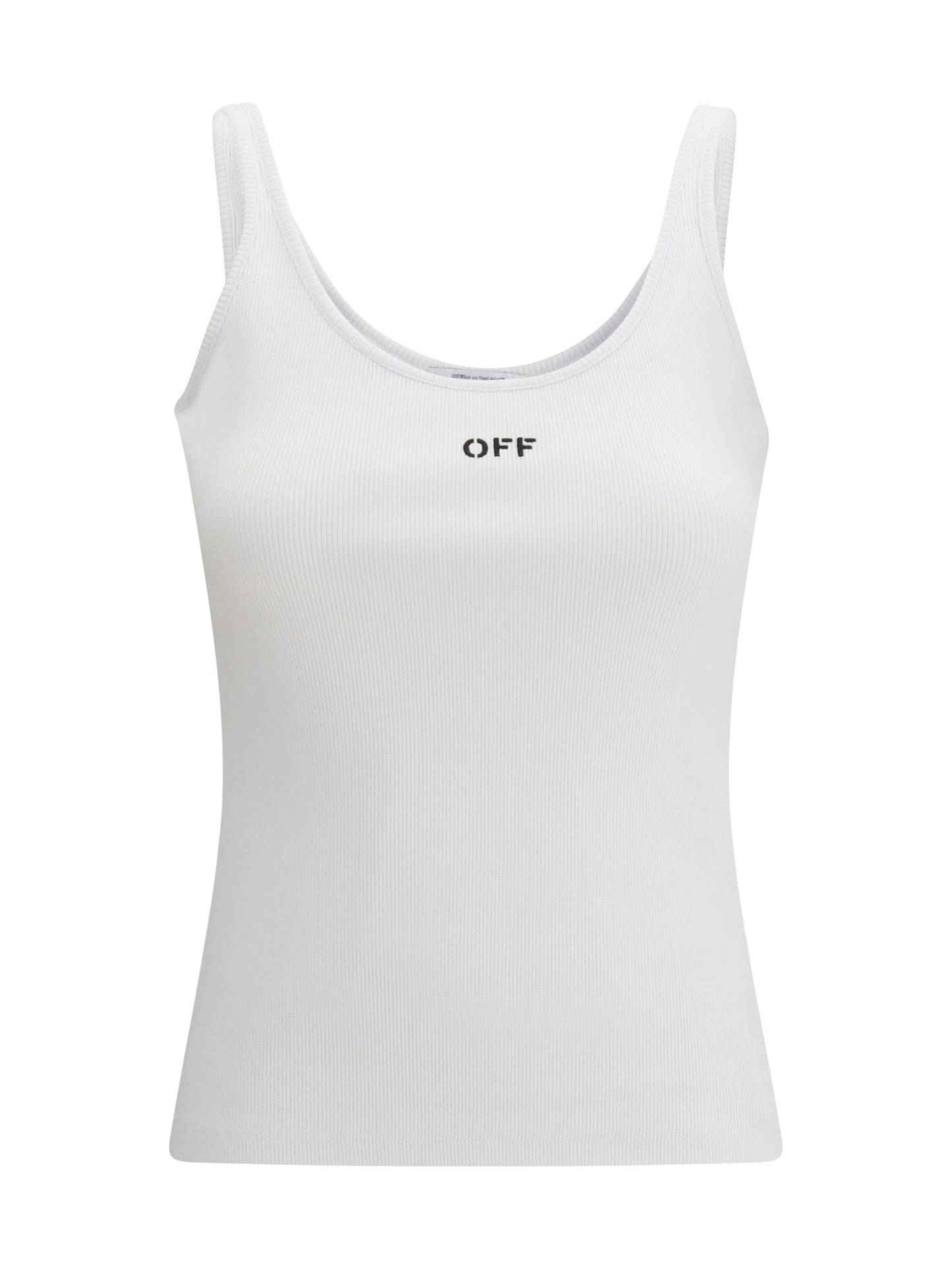 Off-White Women Off Stamp Rib Tank Top OFF-WHITE