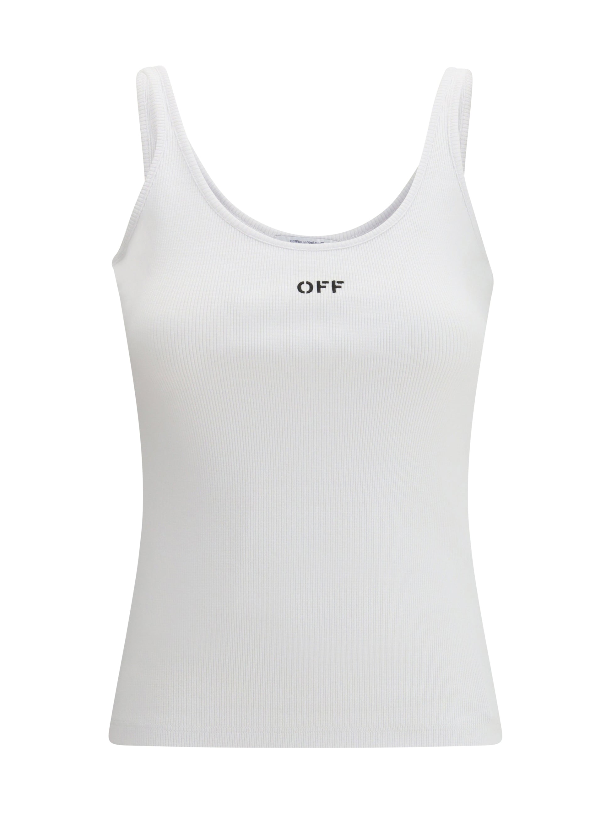 Off-White Women Off Stamp Rib Tank Top OFF-WHITE