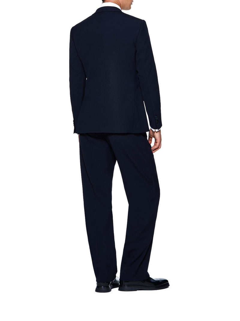 Giorgio Armani Men Royal Line Double Breasted Suit In Canneté Crepe Wool GIORGIO ARMANI