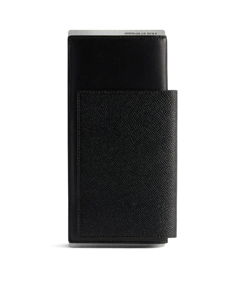 Balenciaga Men 1-Card Long Passport Wallet In Black BALENCIAGA