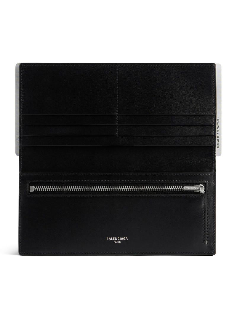 Balenciaga Men 1-Card Long Passport Wallet In Black BALENCIAGA
