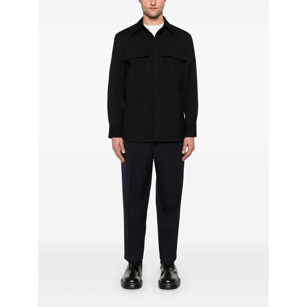 Jil Sander Black Shirts Men JIL SANDER
