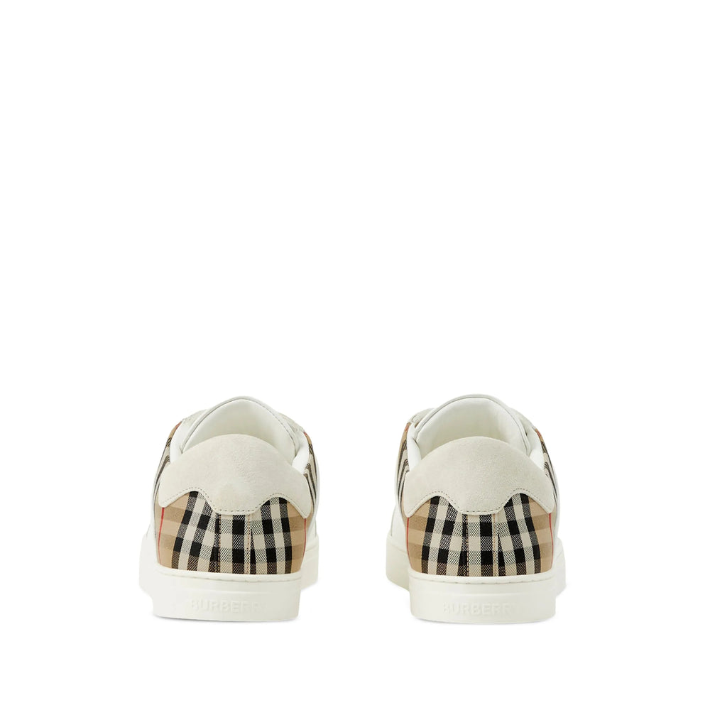 Burberry White Trainers - Low-Tops Men BURBERRY
