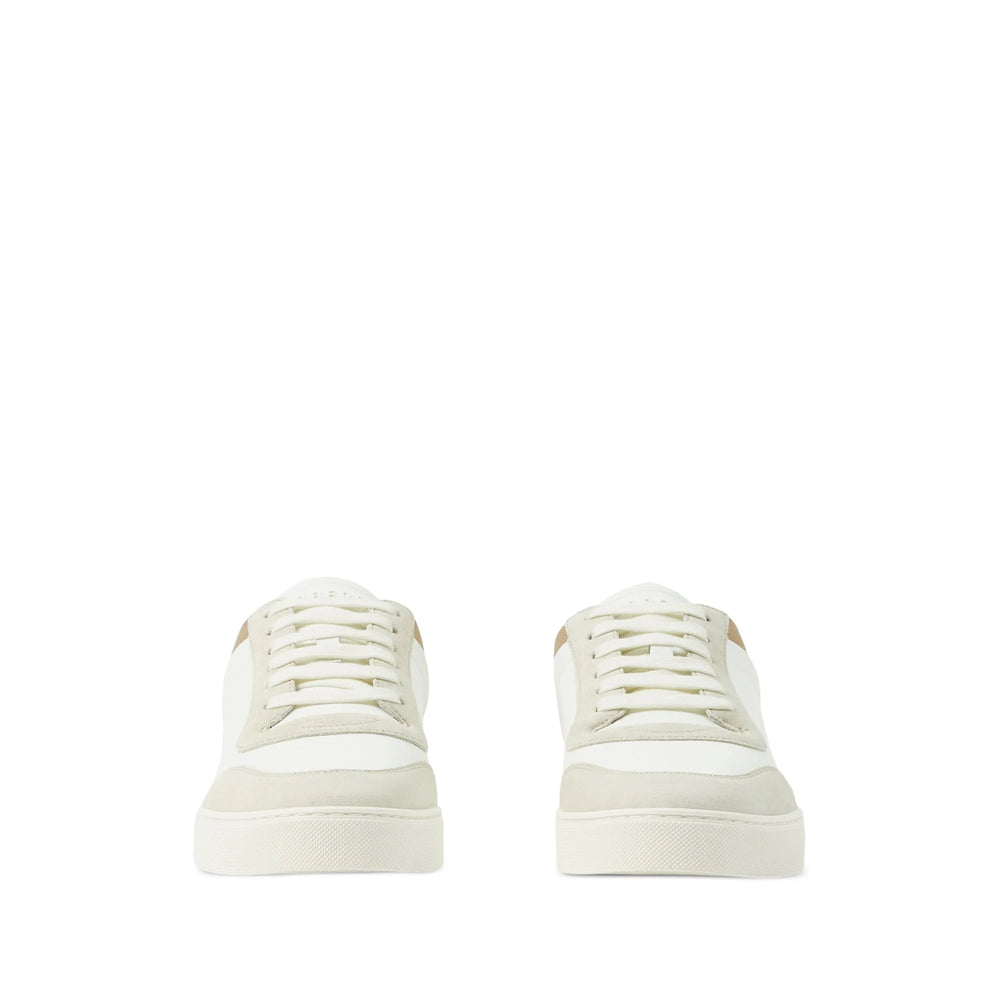 Burberry White Trainers - Low-Tops Men BURBERRY