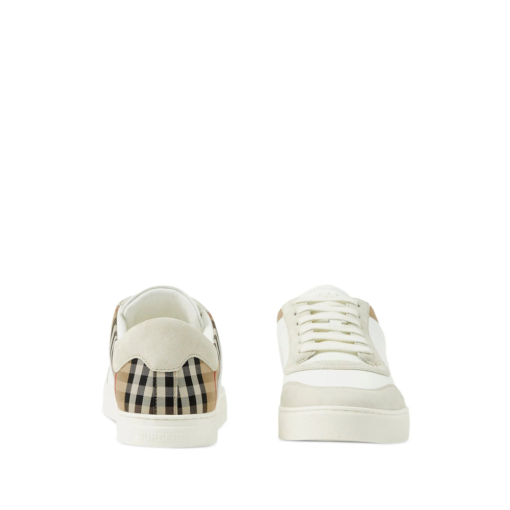 Burberry White Trainers - Low-Tops Men BURBERRY