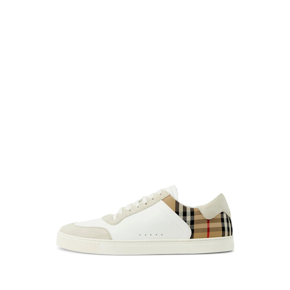 Burberry White Trainers - Low-Tops Men BURBERRY