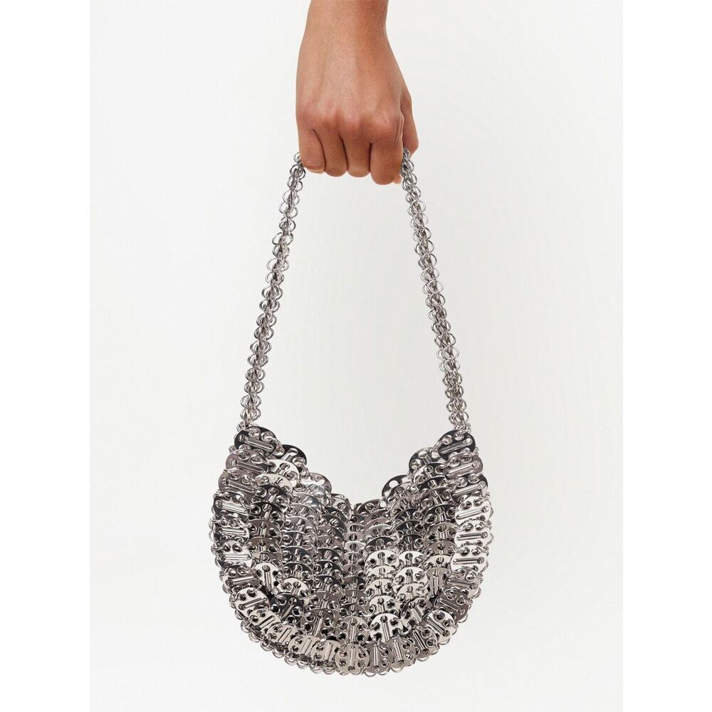 Rabanne Silver Shoulder Bags Women PACO RABANNE
