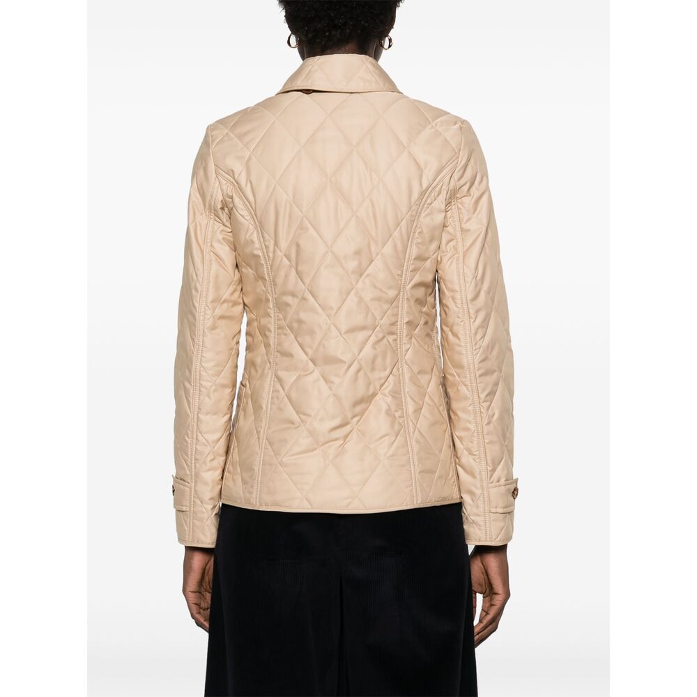 Burberry Neutrals Jackets - Fitted Jackets Women BURBERRY