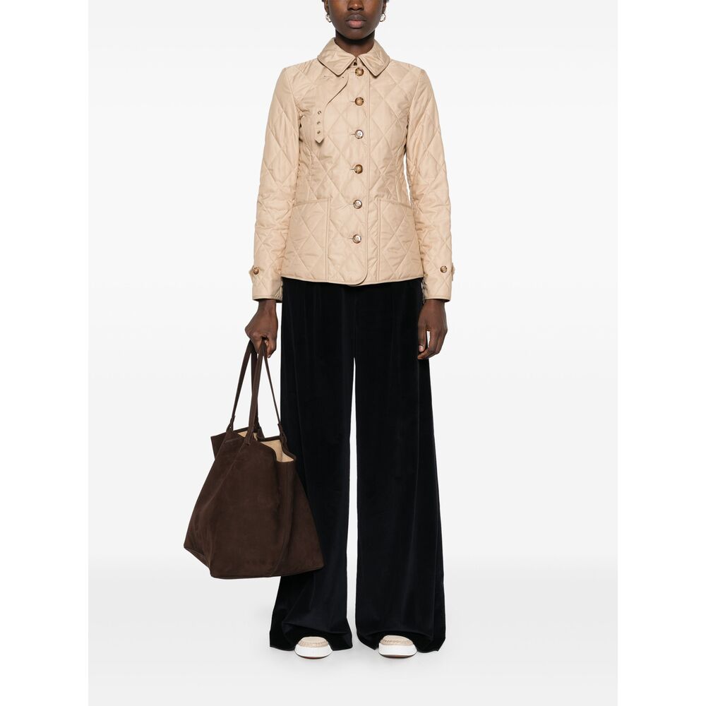 Burberry Neutrals Jackets - Fitted Jackets Women BURBERRY