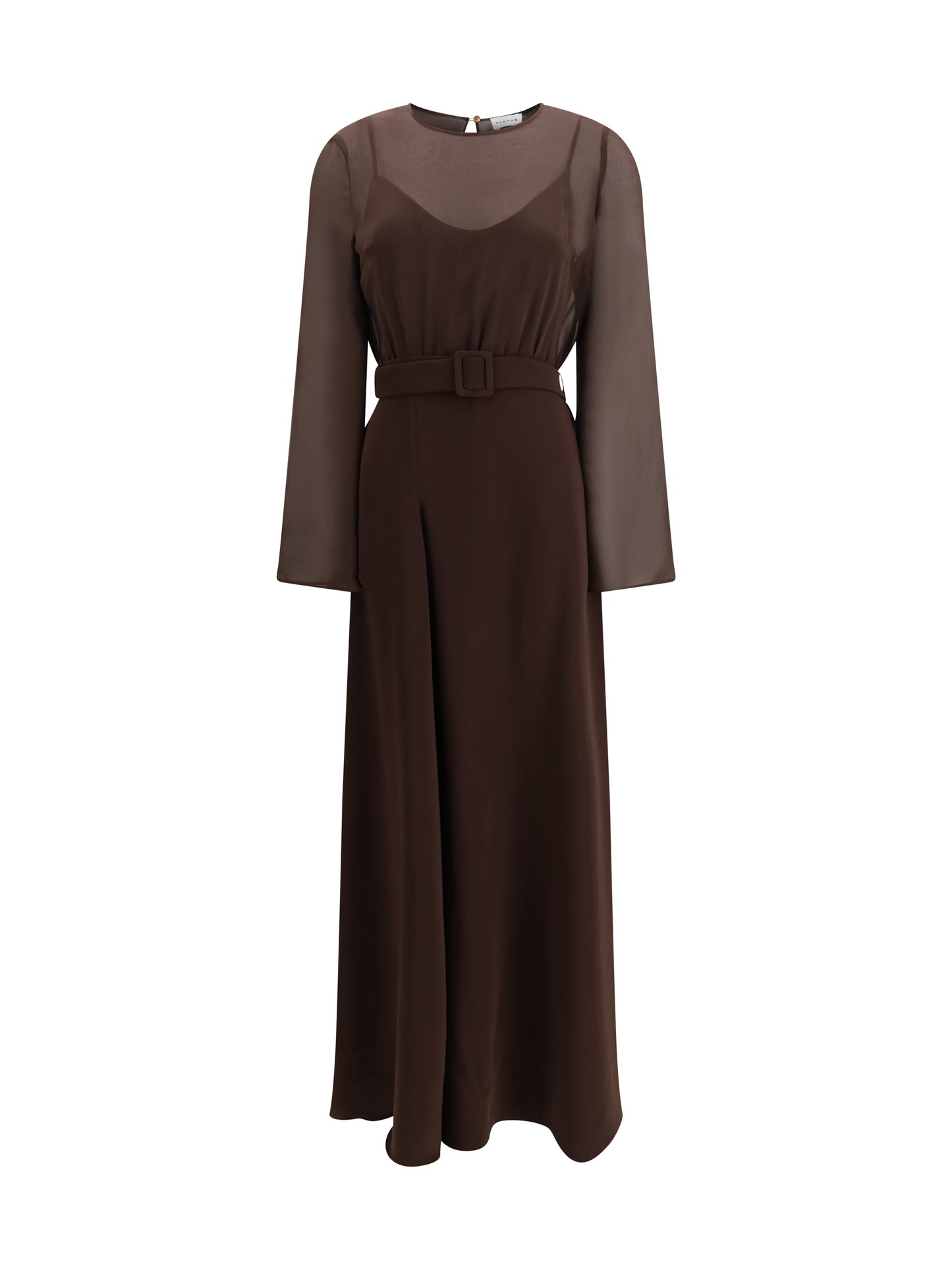 P.A.R.O.S.H. Women Long Belted Dress P.A.R.O.S.H.