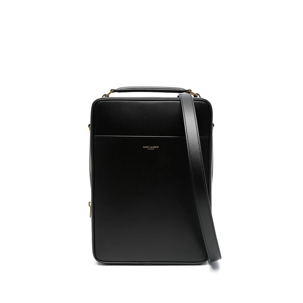 Saint Laurent Black Shoulder Bags Men SAINT LAURENT