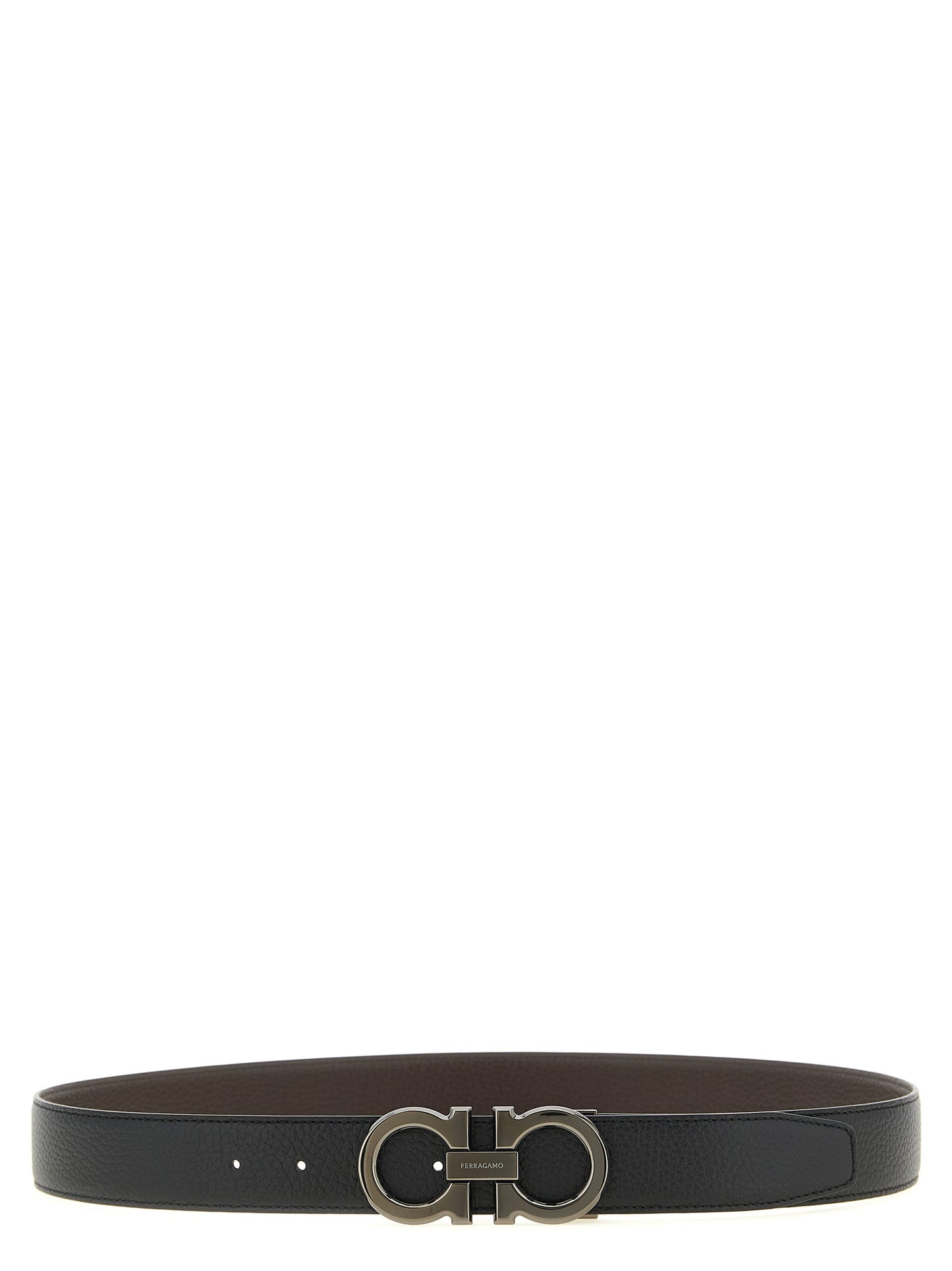 Ferragamo Men 'Doppio Gancini' Reversible Belt FERRAGAMO