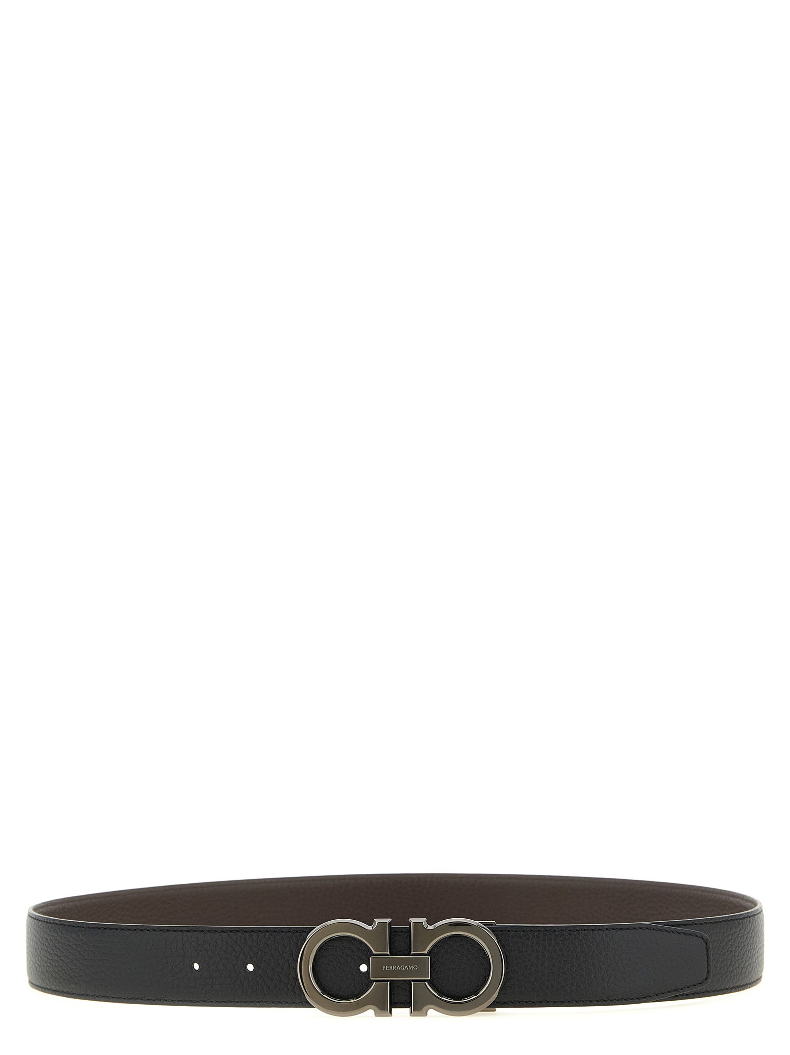 Ferragamo Men 'Doppio Gancini' Reversible Belt FERRAGAMO