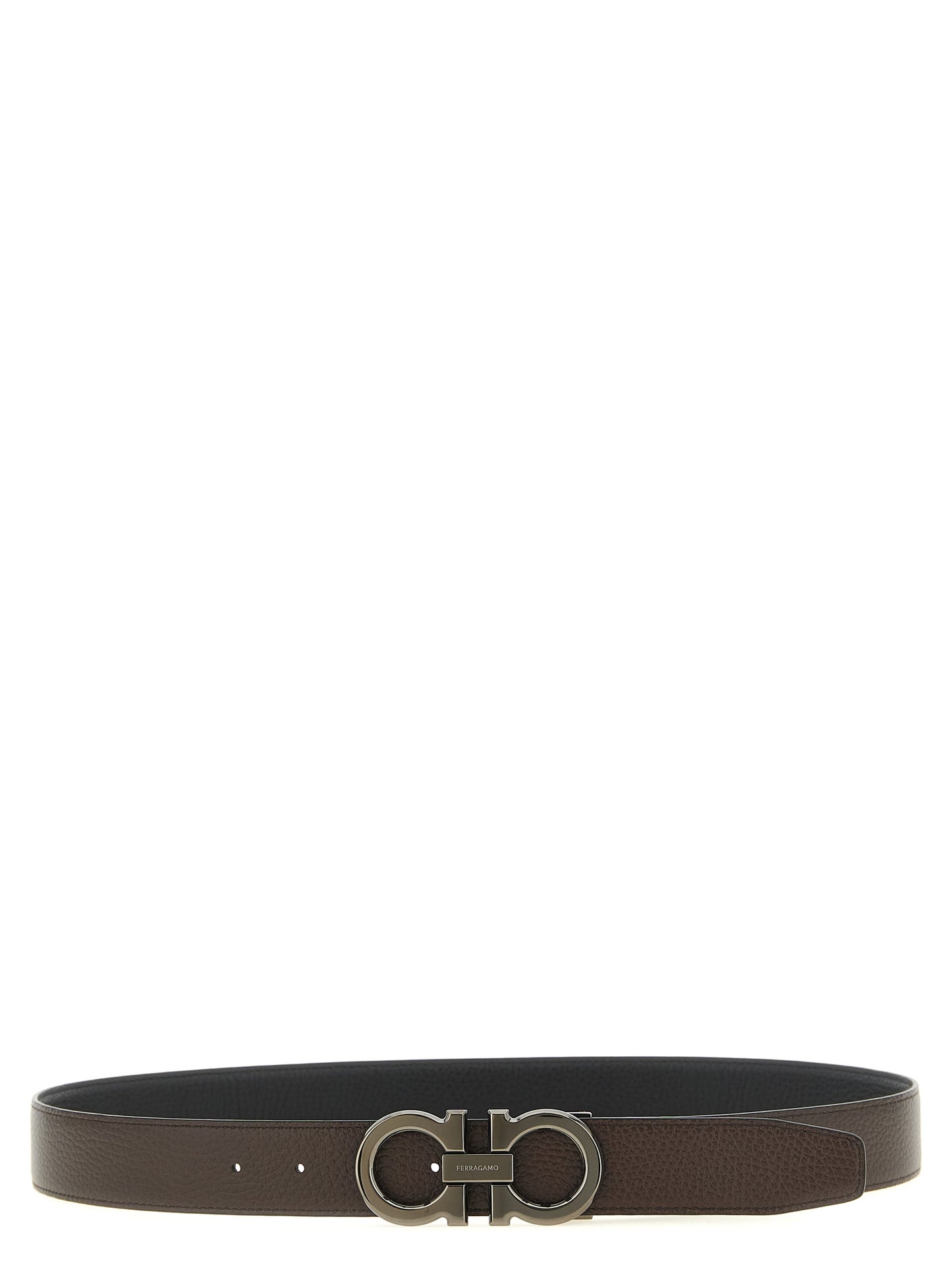 Ferragamo Men 'Doppio Gancini' Reversible Belt FERRAGAMO