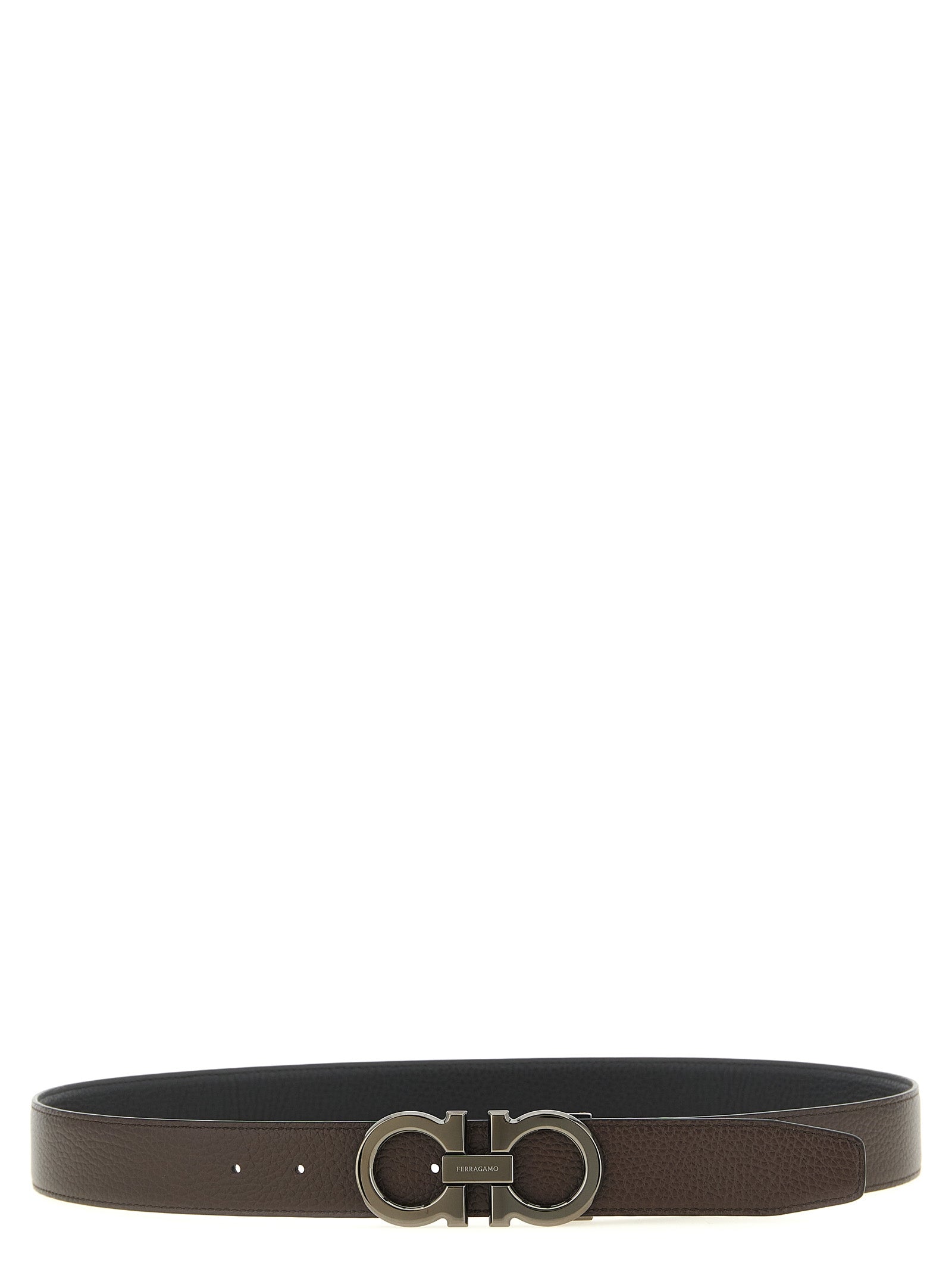 Ferragamo Men 'Doppio Gancini' Reversible Belt FERRAGAMO