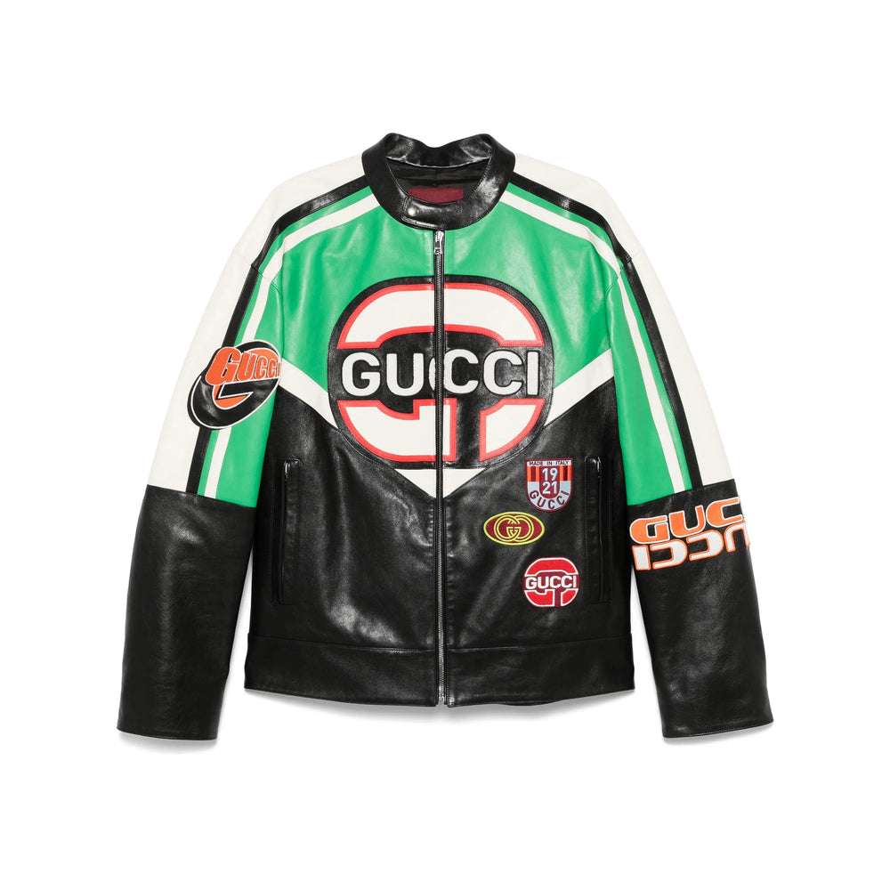 Gucci Black Jackets - Leather Jackets Men GUCCI