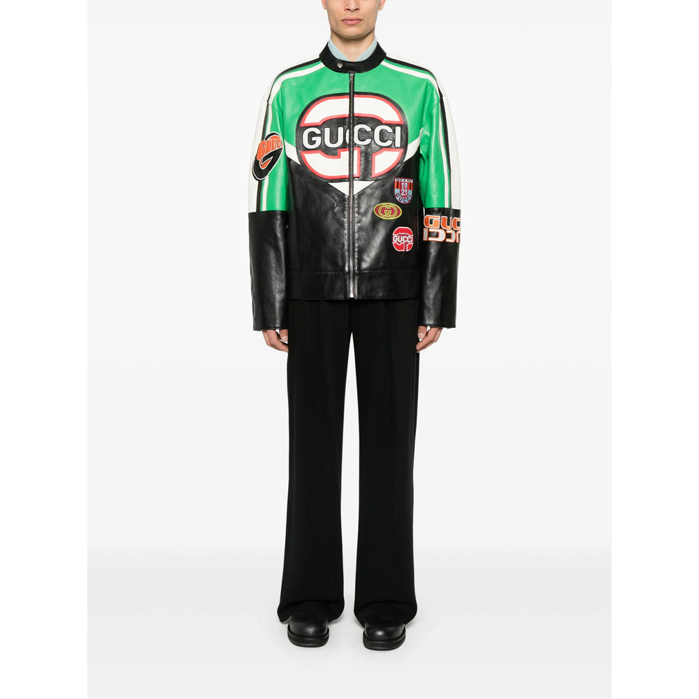 Gucci Black Jackets - Leather Jackets Men GUCCI