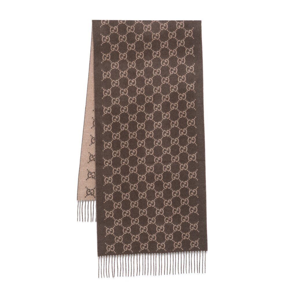 Gucci Brown Scarves Men GUCCI