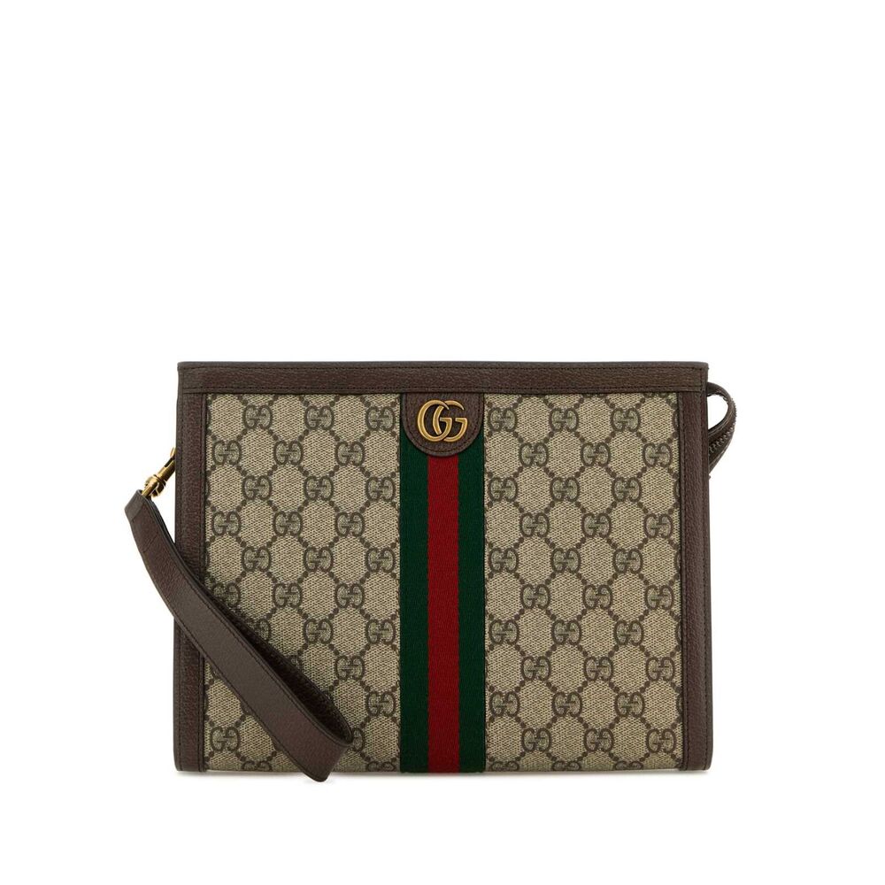 Gucci Neutrals Clutch Bags Men GUCCI