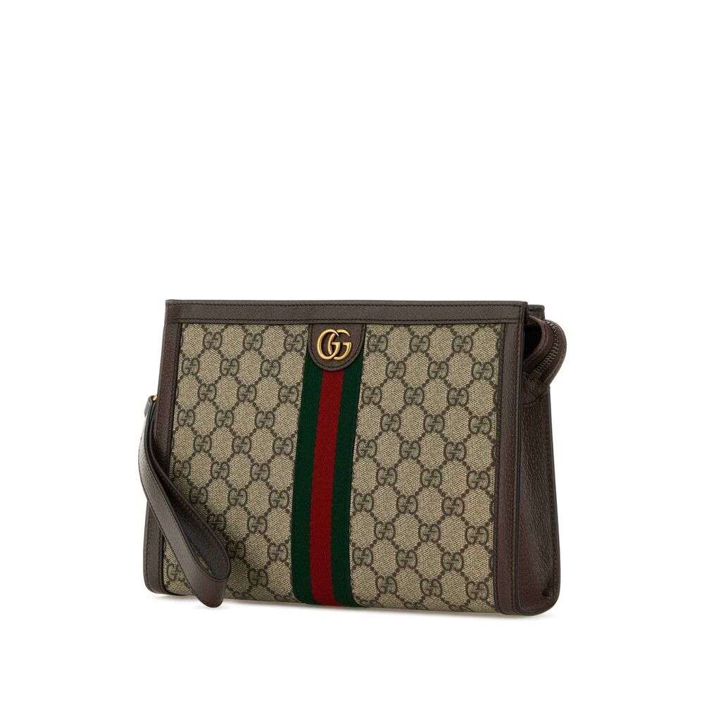 Gucci Neutrals Clutch Bags Men GUCCI