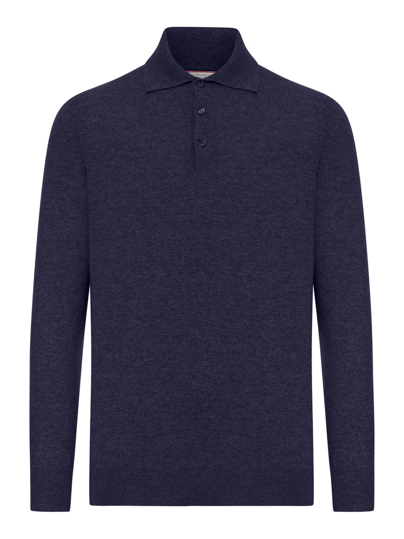 Brunello Cucinelli Men Cashmere Polo Style Sweater BRUNELLO CUCINELLI