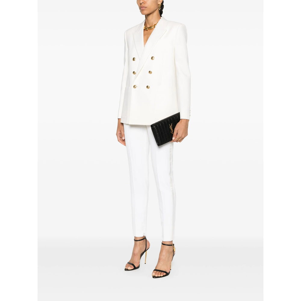 Saint Laurent Black Clutch Bags Women SAINT LAURENT