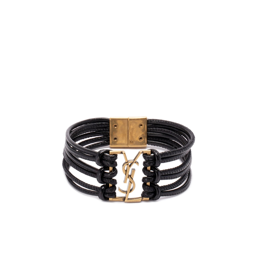 Saint Laurent Black Bracelets Women SAINT LAURENT