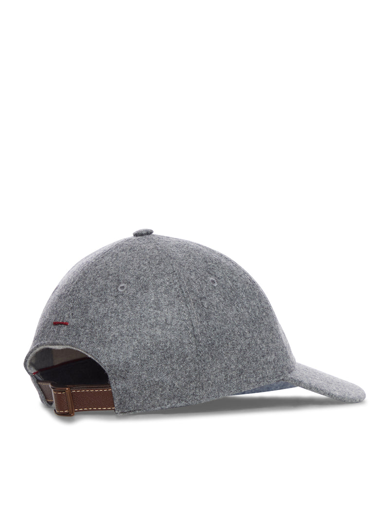 Brunello Cucinelli Men Flannel Baseball Hat BRUNELLO CUCINELLI