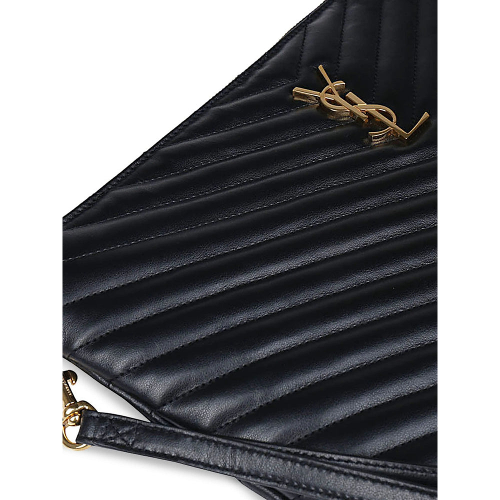Saint Laurent Black Clutch Bags Women SAINT LAURENT