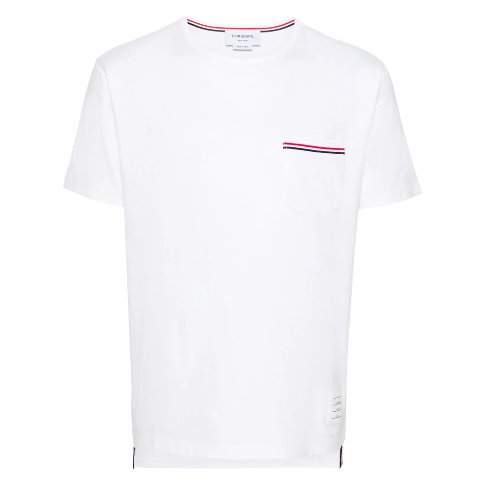 Thom Browne White T-Shirts & Vests - T-Shirts Men THOM BROWNE