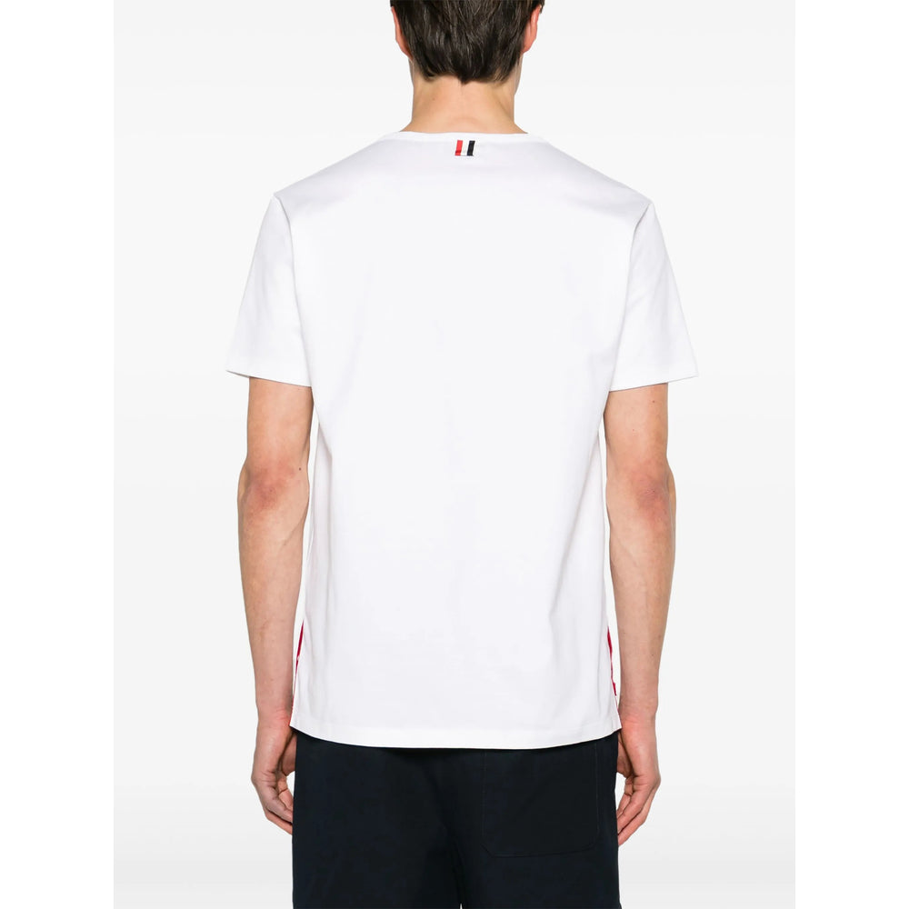 Thom Browne White T-Shirts & Vests - T-Shirts Men THOM BROWNE
