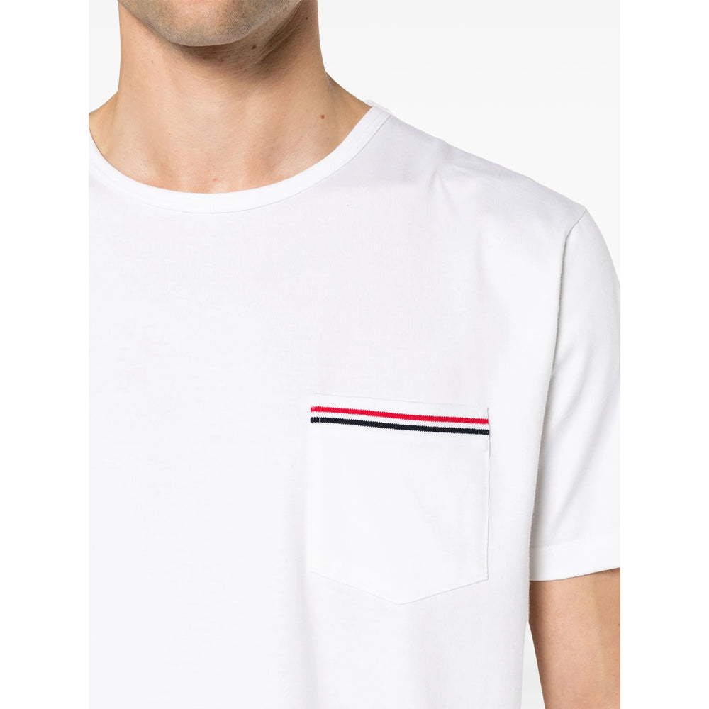 Thom Browne White T-Shirts & Vests - T-Shirts Men THOM BROWNE