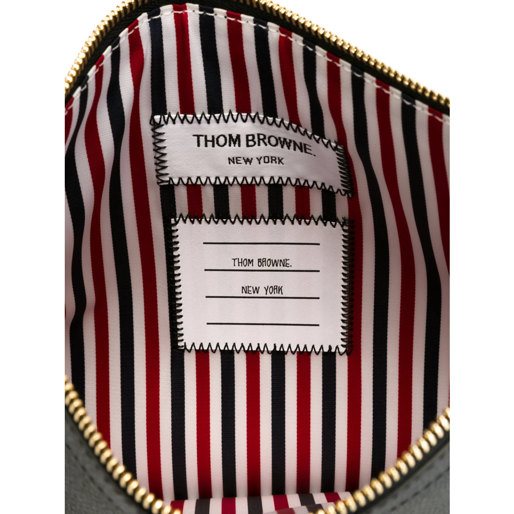Thom Browne Black Clutch Bags Men THOM BROWNE