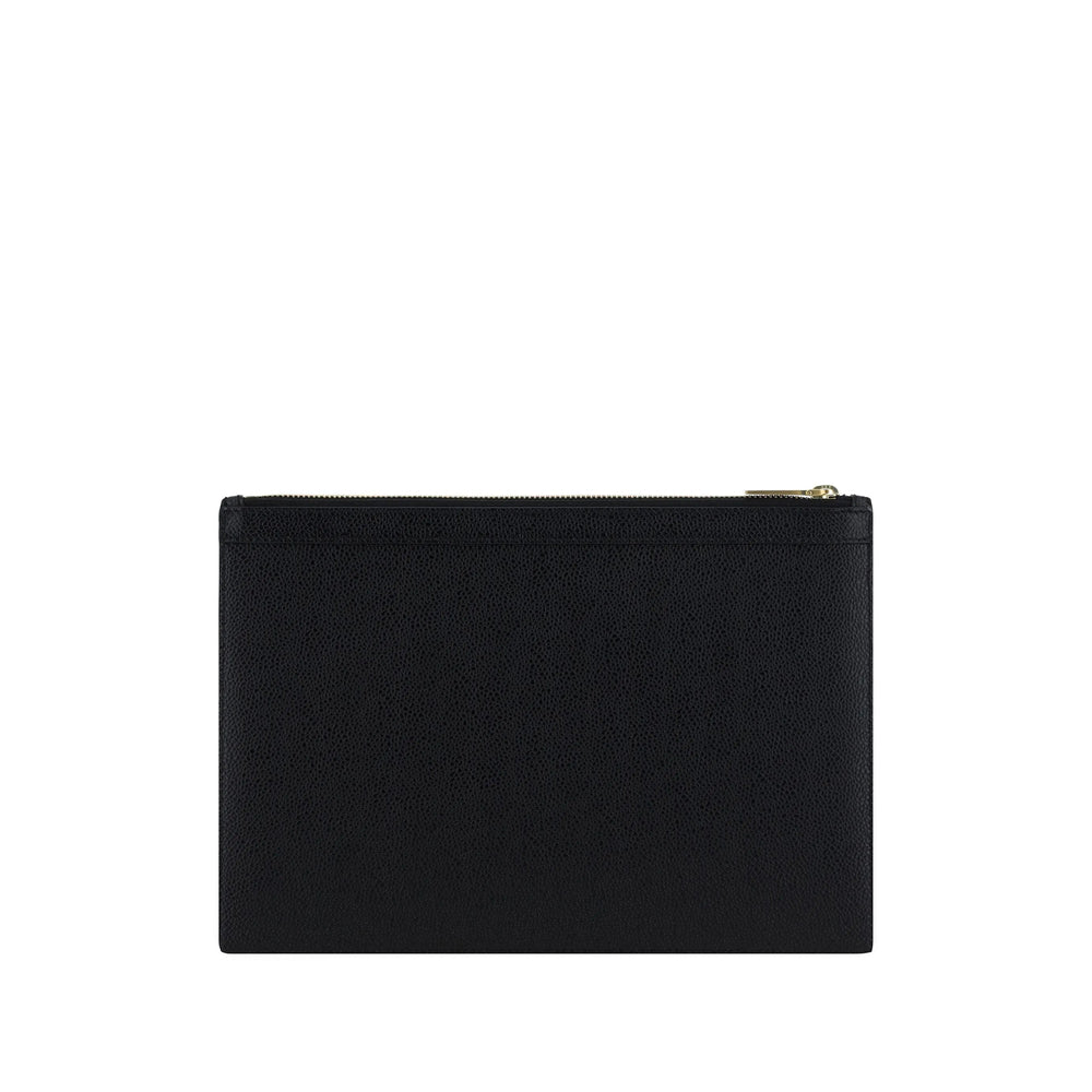Thom Browne Black Clutch Bags Men THOM BROWNE