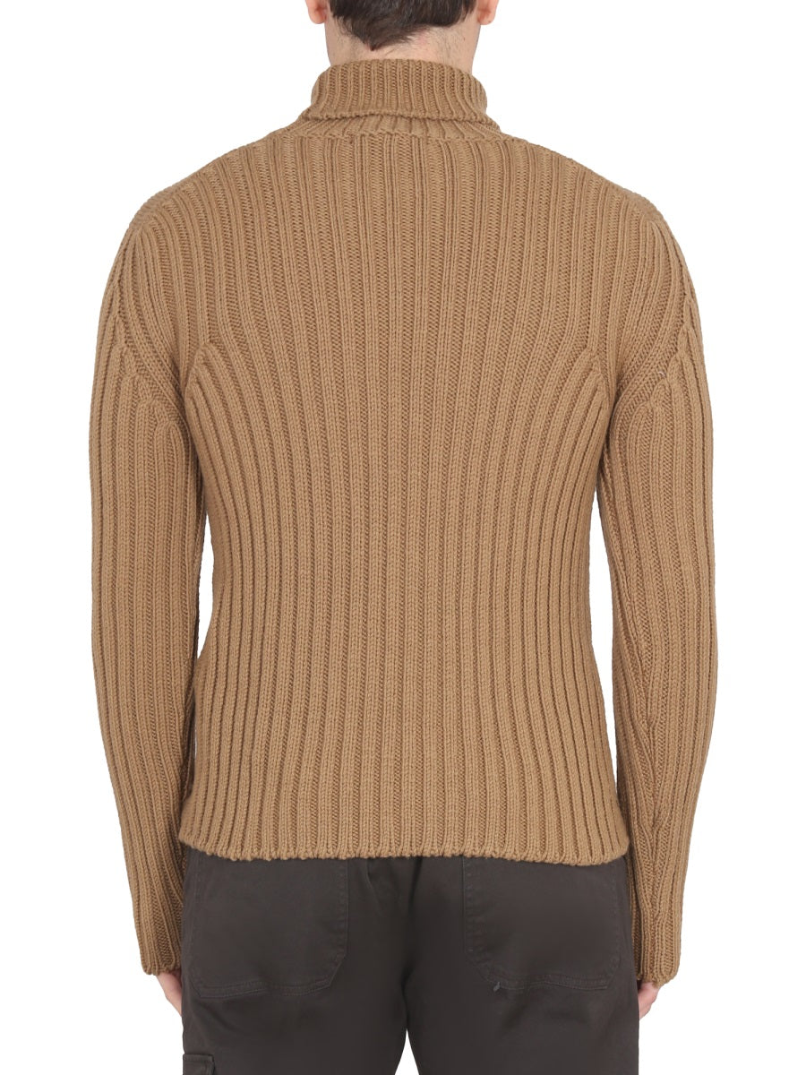 Ten C Men Turtleneck Sweater TEN C