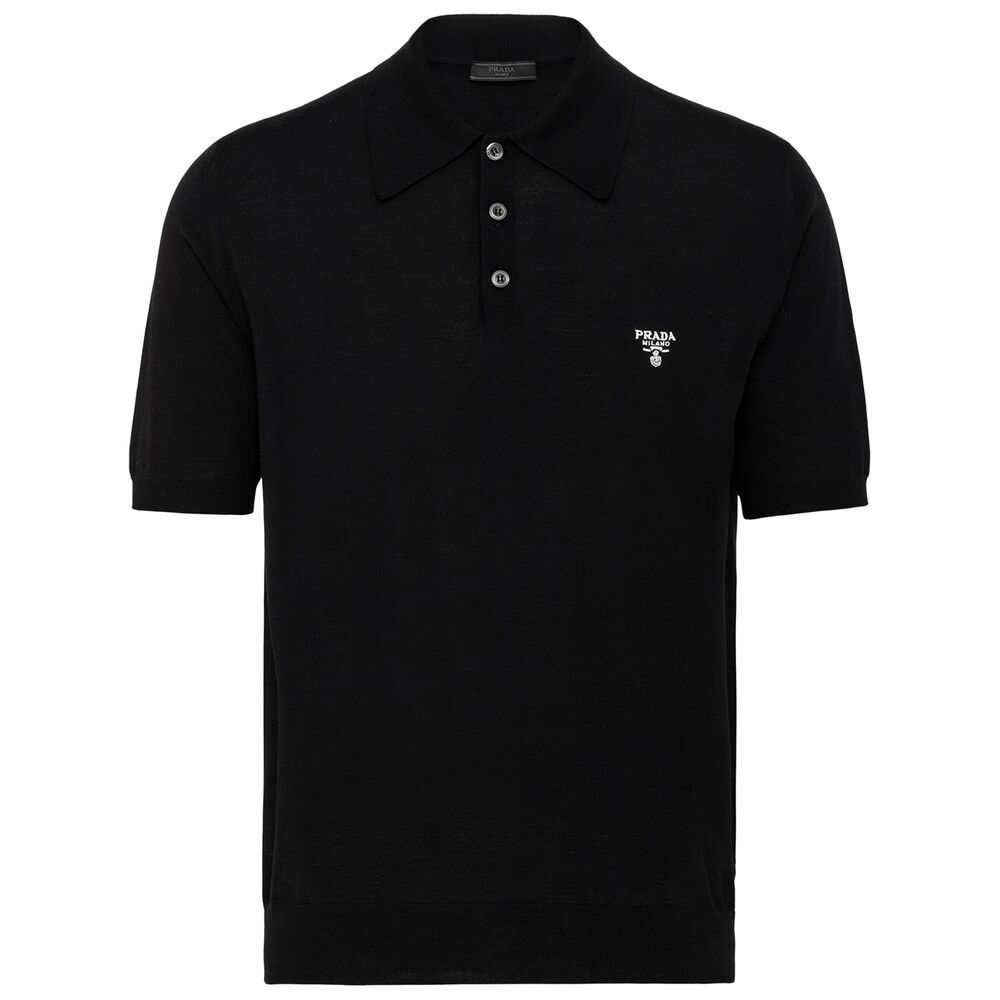Prada Black Polo Shirts Men PRADA