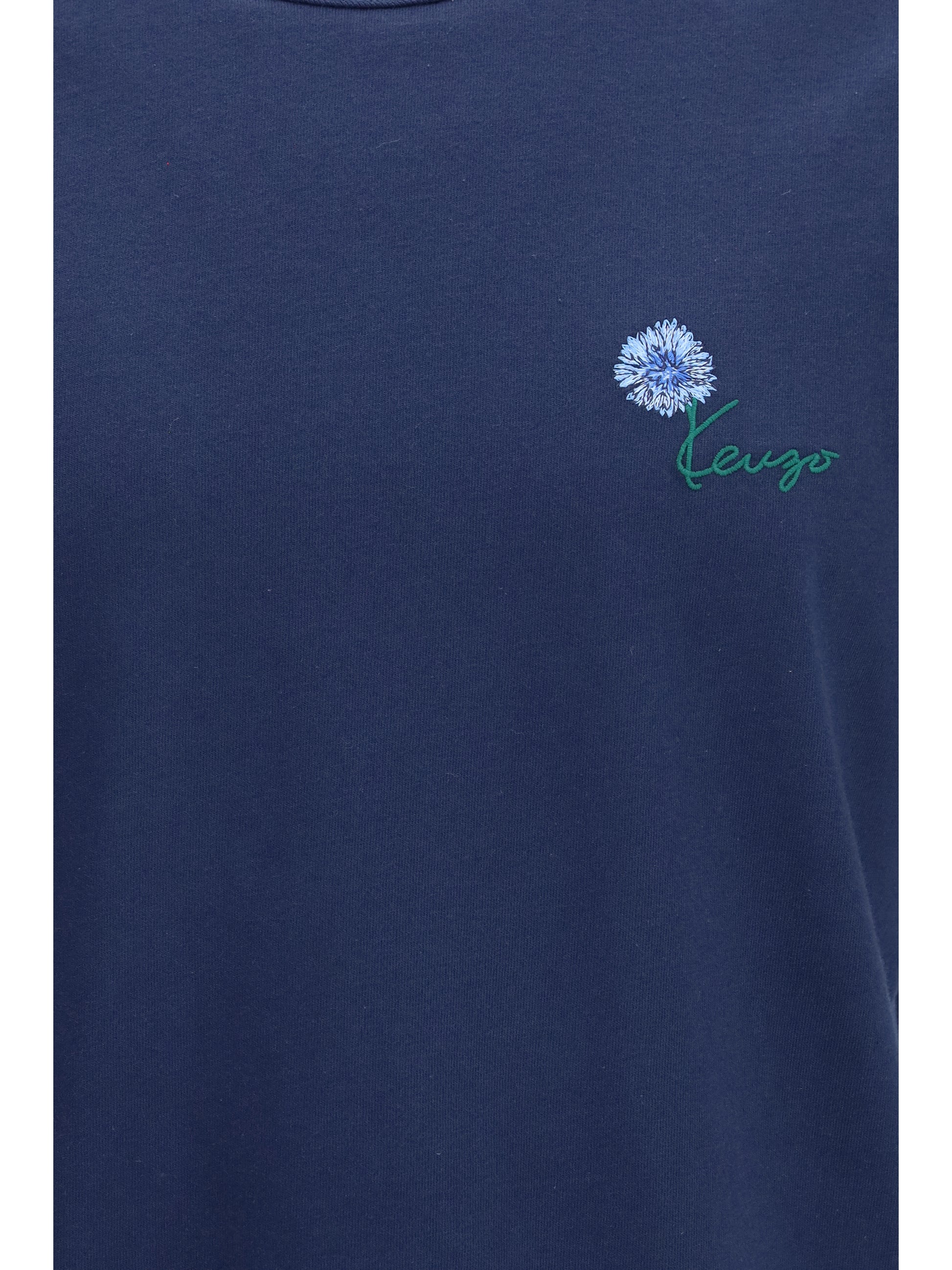 Kenzo Men Kenzo Tulip Embroidered Cotton T-Shirt KENZO