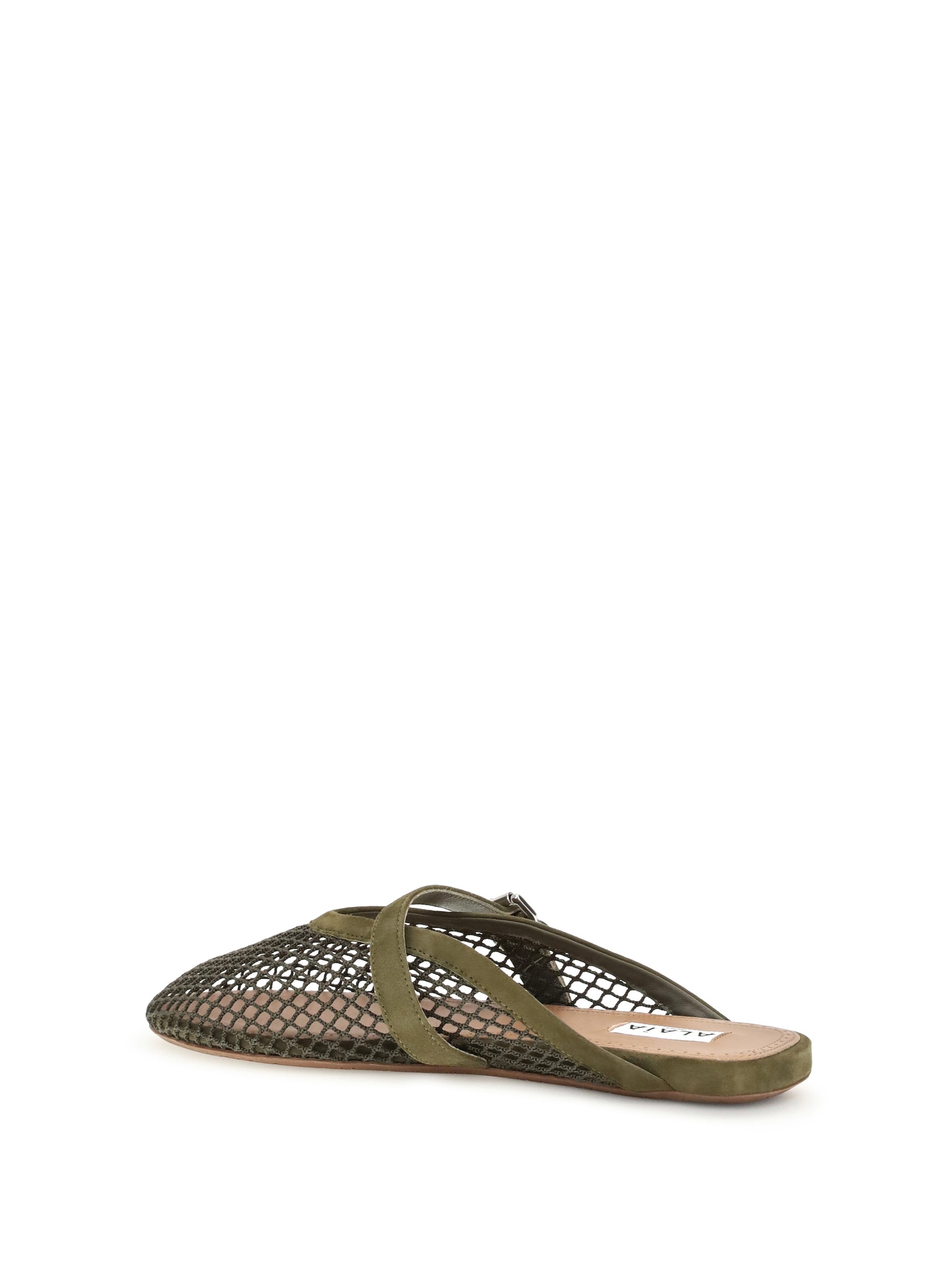 Alaïa Women Flat Mesh Mules ALAIA