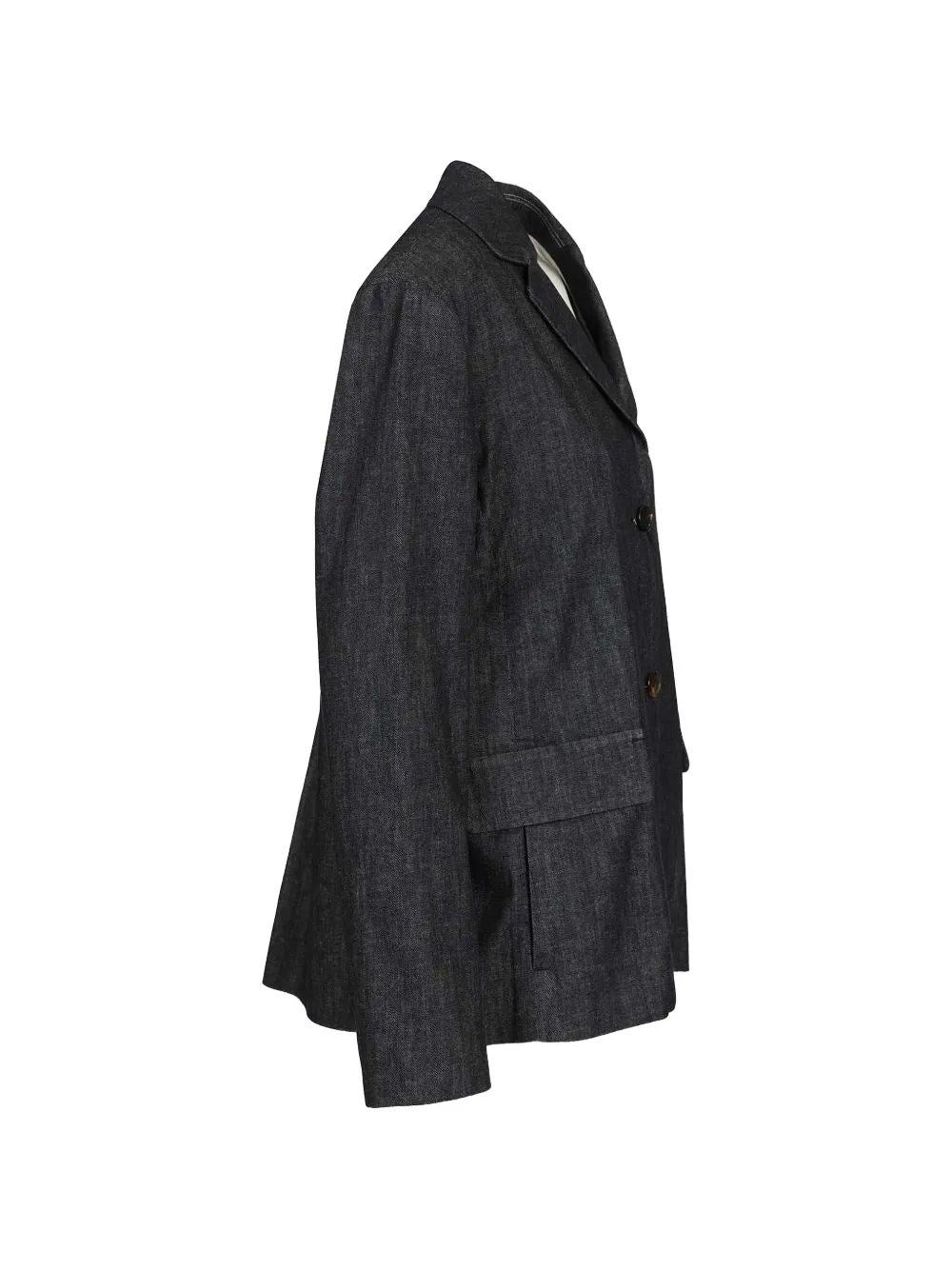 'S Max Mara Women "Leone" Stretch Denim Jacket S MAX MARA